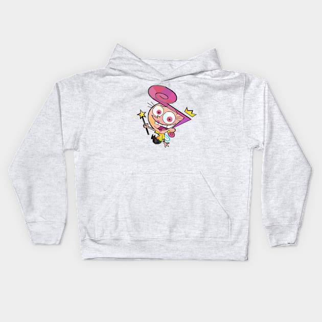 Geometric Wanda Fairly Odd Parents Kids Hoodie by jrepkin